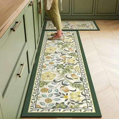 Roslen Rubber Door & Floor Mat(Multicolor, Pack of 2, Medium)