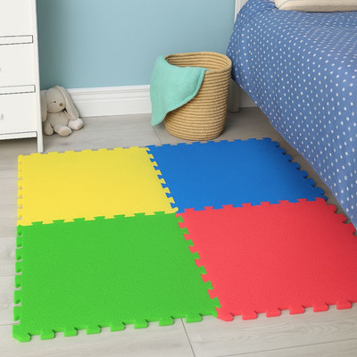 Playmore Rubber Baby Play Mat(Multicolor, Pack of 8, Free)