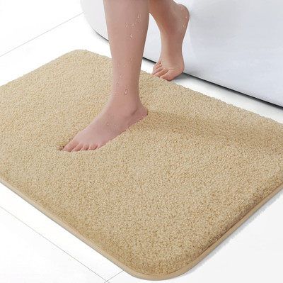 NOOReARSH Microfiber, Rubber Door & Floor Mat(Grey, Free)