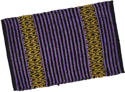 ADIRNY Cotton Door Mat(Purple, Medium)