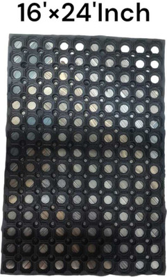 Basrah niwar Rubber Door Mat(40cm×60cm,weight,1.400kg, Medium)