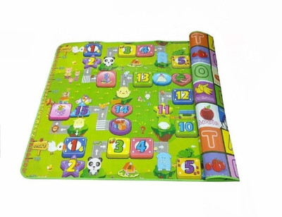Ravi Handloom Nylon Baby Play Mat(Multicolor, Large)