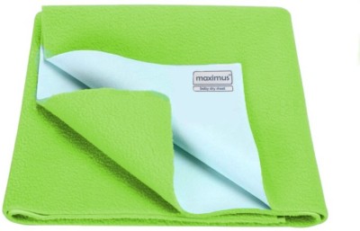 Maximus Fleece Baby Bed Protecting Mat(Light Green, Small)