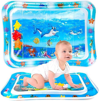 WUUP PVC (Polyvinyl Chloride) Baby Play Mat(Blue, Free)