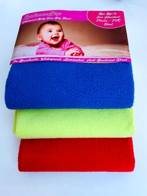 KC ECOM Cotton Baby Bed Protecting Mat(MULTICOLOUR5, Small, Pack of 3)