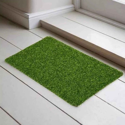 Luxurivo Home Artificial Grass Floor Mat(Green, Medium)