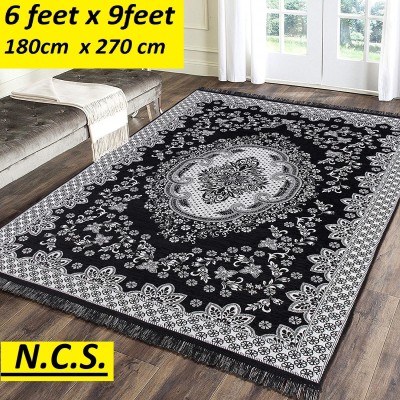 NCS Acrylic Floor Mat(Black, Extra Large)