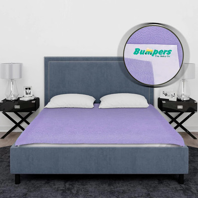Bumpers Polycotton Baby Bed Protecting Mat(Violet, Free)