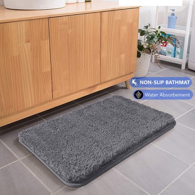 MAA HOME CONCEPT Microfiber Floor Mat(Grey, Medium)