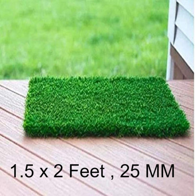ROYAL-NEST Artificial Grass Floor Mat(Green 25, Small)