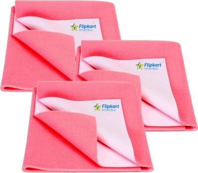 Flipkart SmartBuy Cotton Baby Bed Protecting Mat(Rose, Medium, Pack of 3)