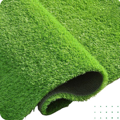 YAAH CREATION Artificial Grass Door Mat(Green, Free, Pack of 3)