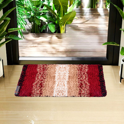 HOMESTIC by Kuber Industries Microfiber Door Mat(Cream, Medium)