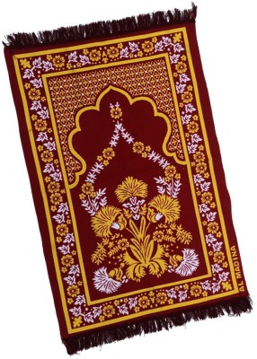ADIRNY Velvet Prayer Mat(Red, Large)