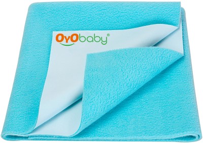 Oyo Baby Cotton Baby Bed Protecting Mat(Sea Blue, Medium)