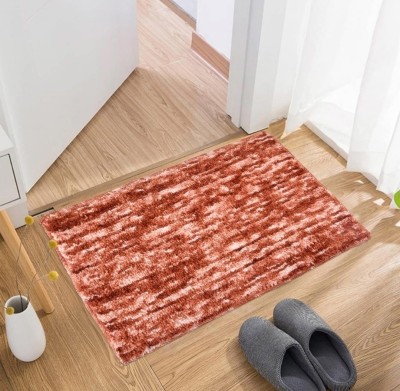 TrendyHouse Microfiber Floor Mat(Brown, Medium)