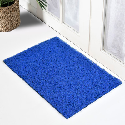 A CUBE LUXURY SOLUTIONS Rubber, PVC (Polyvinyl Chloride) Floor Mat(Blue, Medium)