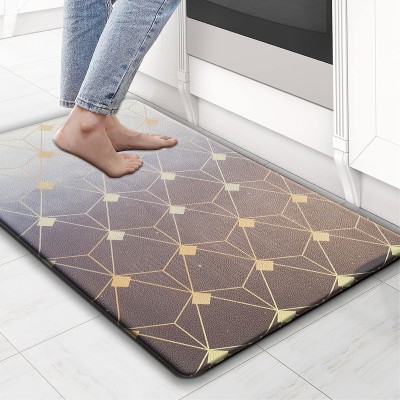 LUXE HOME INTERNATIONAL PVC (Polyvinyl Chloride) Floor Protecting Mat(Gradation, Medium)