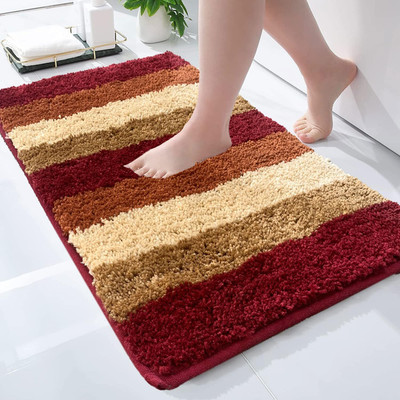 F i Microfiber Door Mat(Cherry, Small)