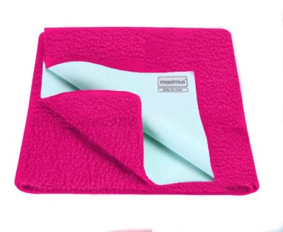 Maximus Fleece Baby Bed Protecting Mat(Pink, Small)