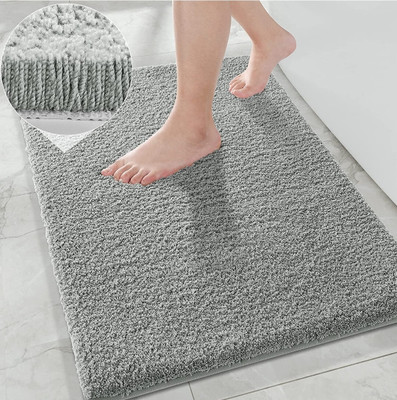 RJS Microfiber Floor Mat(Grey, Small)