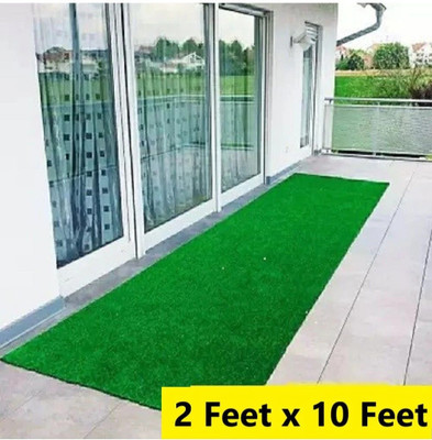 Worthful Creations Artificial Grass Door Mat(Green, Free)