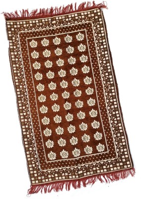 ALRAZA LOOMS Cotton Prayer Mat(Orange, Large)