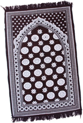 ADIRNY Cotton Prayer Mat(Brown-A, Large)