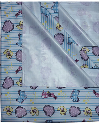 ECOSOFT Rubber Baby Bed Protecting Mat(BLUE FOREST, Extra Large)