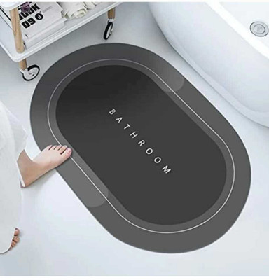 ZATCO Rubber Bathroom Mat(Multicolor, Medium)