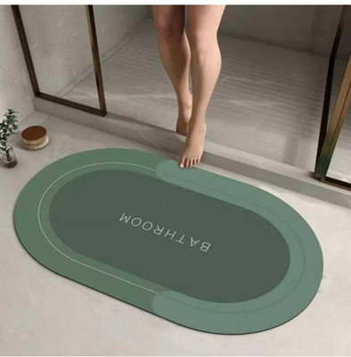 ZATCO Rubber Bathroom Mat(Multicolor, Medium)