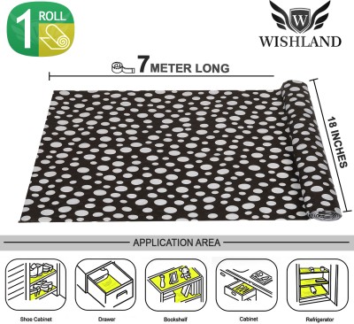 Wishland PVC (Polyvinyl Chloride) Bar Mat(Black, White, Free)