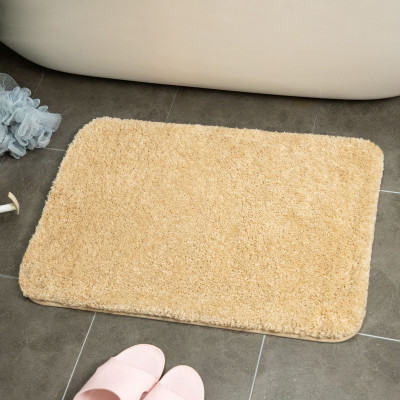 MAA HOME CONCEPT Microfiber Floor Mat(Beige, Small)