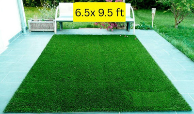 Abshant PP (Polypropylene) Door & Floor Mat(Green, 6.5x9.5 ft, Free)