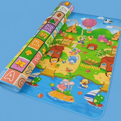 Compact enterprise Silicone Baby Play Mat(Multicolor, Large)