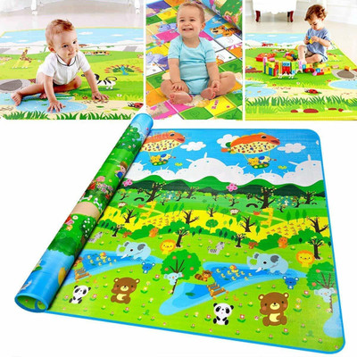 VAYT Polyester Baby Play Mat(Multicolor, Large)