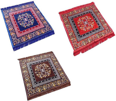 WebDealz Polyester Prayer Mat(Multicolor, Medium, Pack of 3)
