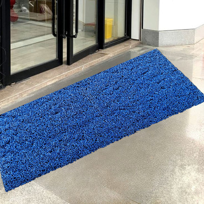 VSTUCART Rubber Door Mat(Blue, Large)