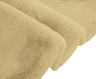 F i Polyester Door Mat(Gold, Small)