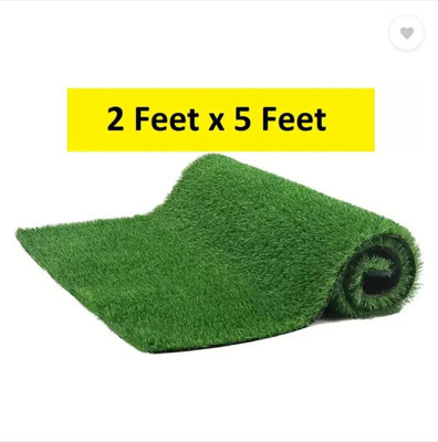Worthful Creations Artificial Grass Floor Mat(Green, Medium)
