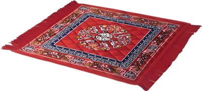 Royal Lush Velvet Prayer Mat(Red, Small)