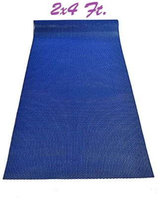 EXOTICE PVC (Polyvinyl Chloride) Bathroom Mat(Blue, 2x4 Ft., Snake Mat, Free)