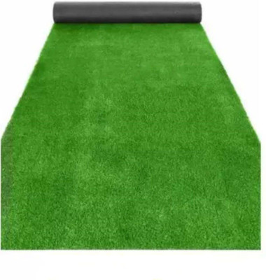 Worthful Creations Artificial Grass Door Mat(Green, Large)
