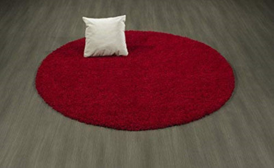 ROSSLYN Polyester Floor Mat(Red, Medium)