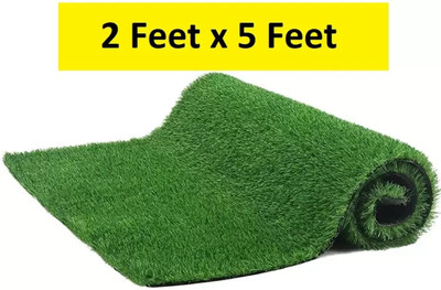 Worthful Creations Artificial Grass Door Mat(Green, Free)