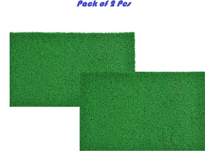 ZUCLLIN Rubber Door & Floor Mat(Green, Pack of 2, Medium)