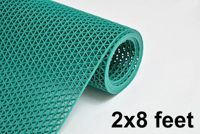 Mega Cart Home Rubber Toilet Lid Mat(Aqua Mat_Size 2 x 8 feet, Large)