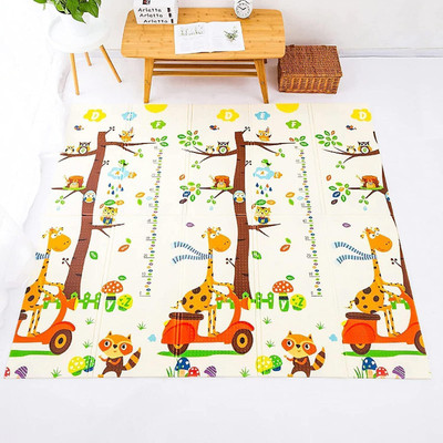 Mighty PP (Polypropylene) Baby Play Mat(Multicolor, Large)