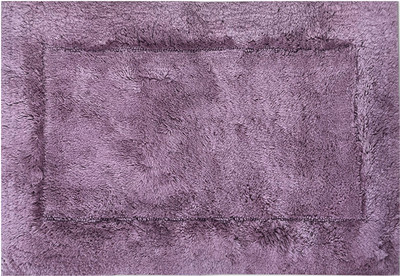 AtoZ Polyester Bathroom Mat(Lilac, Medium)