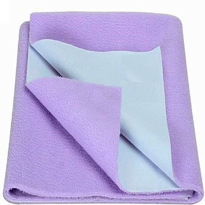 SBTs Rubber, Rexin, Cotton Baby Bed Protecting Mat(Purple, Medium)